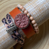 Dames armband oud oranje basis